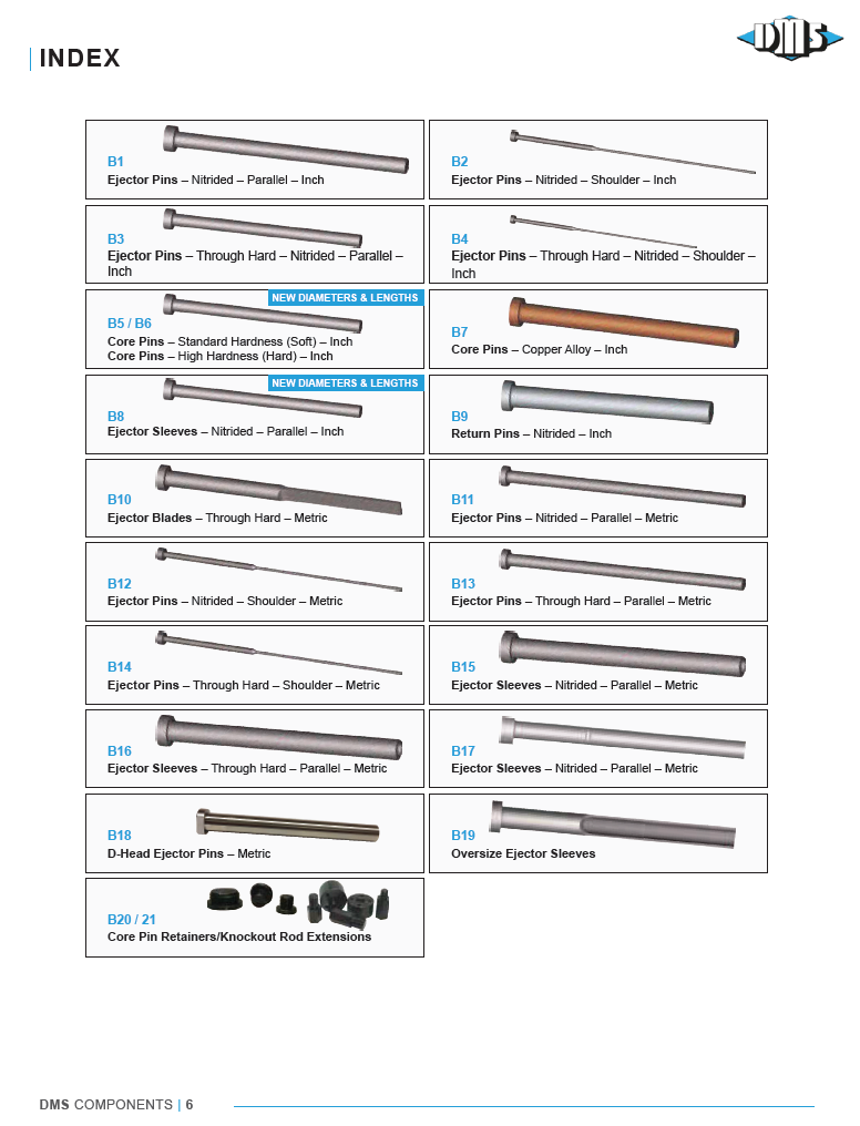 Pins & Sleeves Catalogue