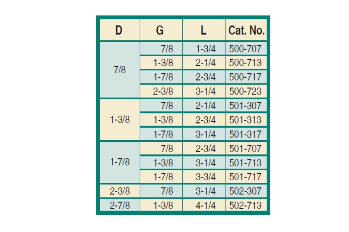 Leader Pins - Shoulder 1/2 | 1-7/8 | 3-1/4 | 501-713