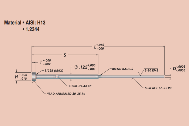 Ejector Pins | DMS Components